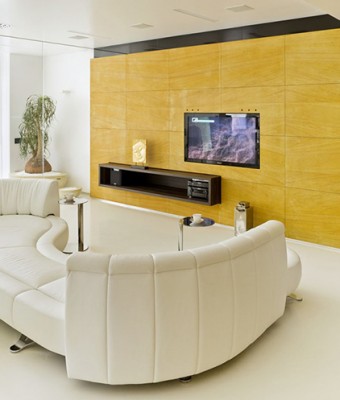 Алексей Николашин, знаменитый русский архитектор, завершил проект интерьера для квартиры в Триумф-Палас.